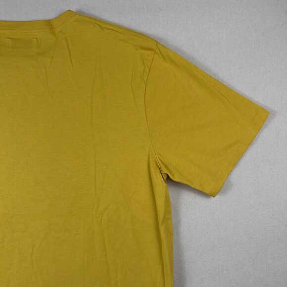Saturdays NYC Color Overlap Short Sleeve Tee Shirt Men’s XL Goldenrod Yellow - Picture 9 of 12